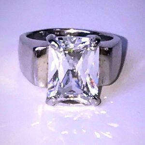 Sterling silver and cz stone